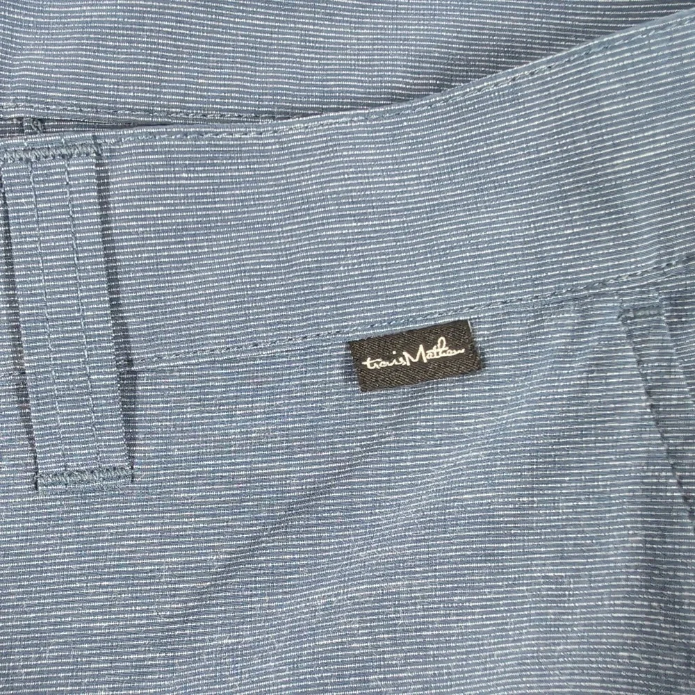 Travis Mathew Shorts Mens 34 Blue Beck Performance Golf Casual Summer Activewear